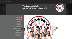 Desktop Screenshot of mu-do-kwan.de